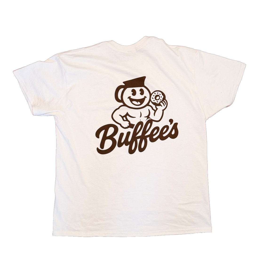 Buffee's Retro Mascot Tee - Cream