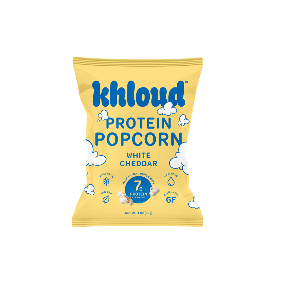 Khloud Protein Popcorn, White Cheddar