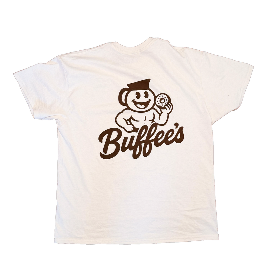 Buffee's Retro Mascot Tee - Cream